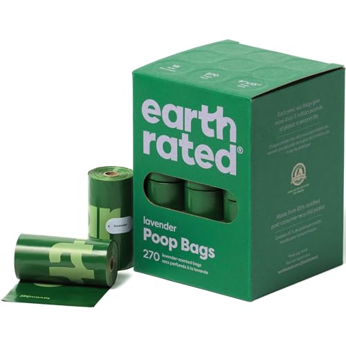 Earth Rated Dog Poop Bags - Leak-Proof and Extra-Thick Pet Waste Bags for Big and...