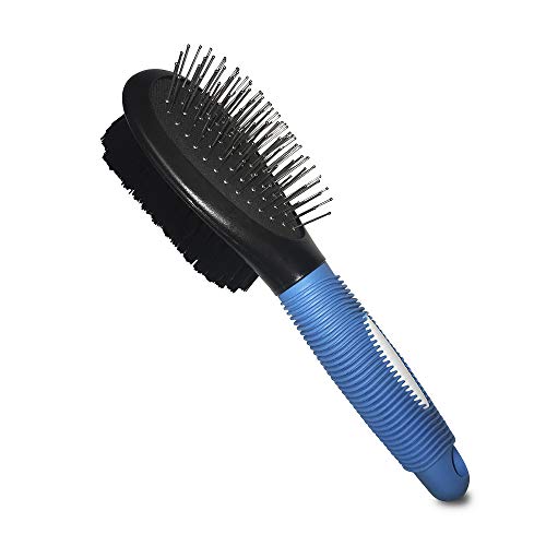 BV Dog Brush and Cat Brush, Pet Grooming Comb, 2 Sided Bristle and Pin for Long and...