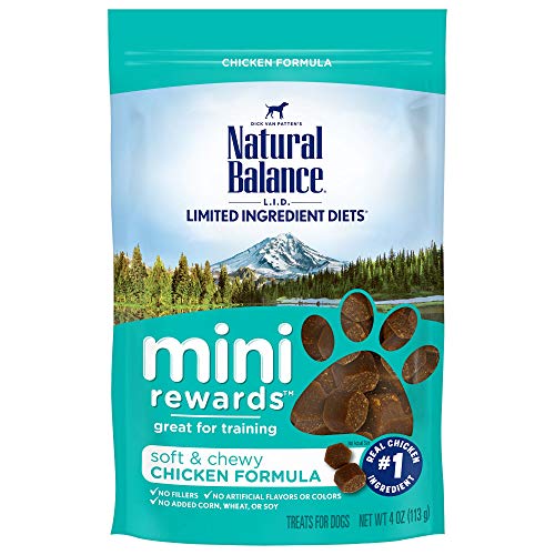 Natural Balance Limited Ingredient Mini Rewards Chicken Soft & Chewy Dog Treats |...