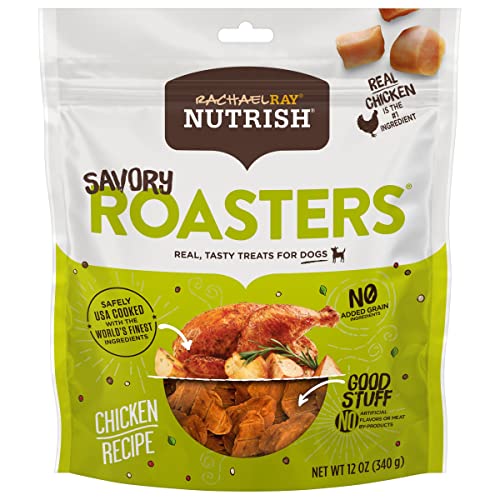 Rachael Ray Nutrish Savory Roasters Real Meat Dog Treats, Roasted Chicken Recipe, 12...
