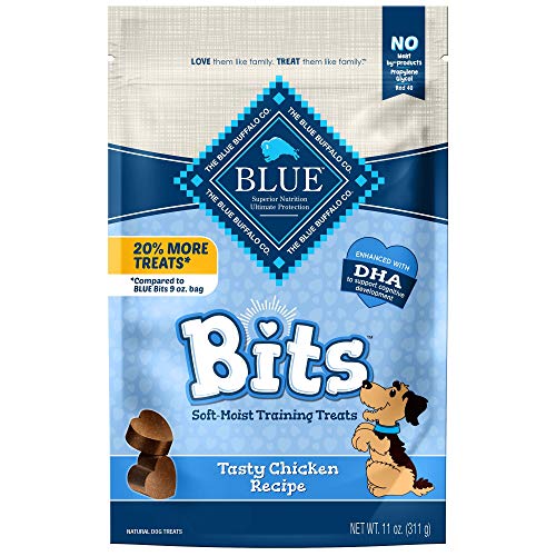 Blue Buffalo BLUE Bits Natural Soft-Moist Training Dog Treats, Chicken Recipe 11-oz...