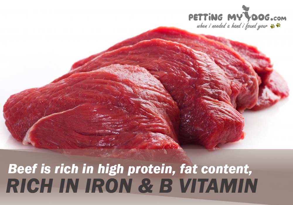 Beef is rich in high protein, fat content, rich in iron and B vitamins