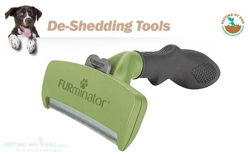 furminator de-shedding tool available for all coat types and all size dogs