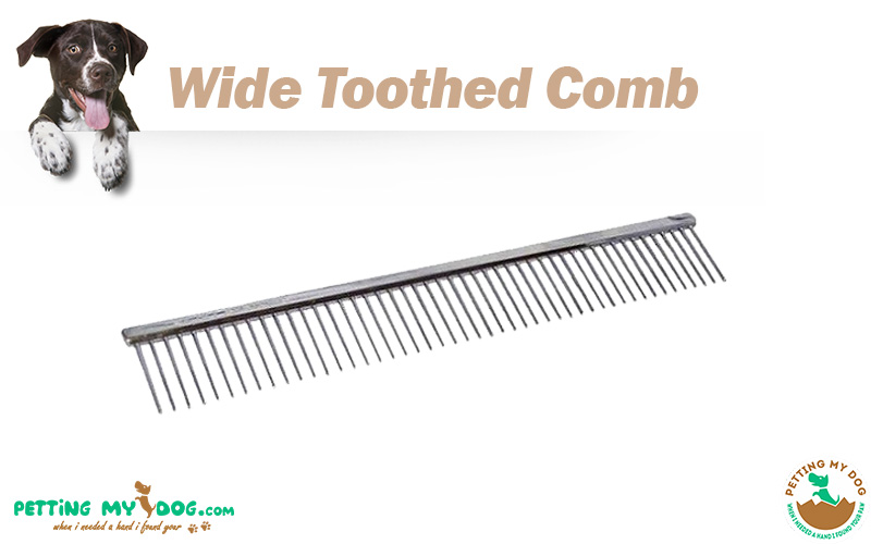 wide toothed Dog Grooming Comb