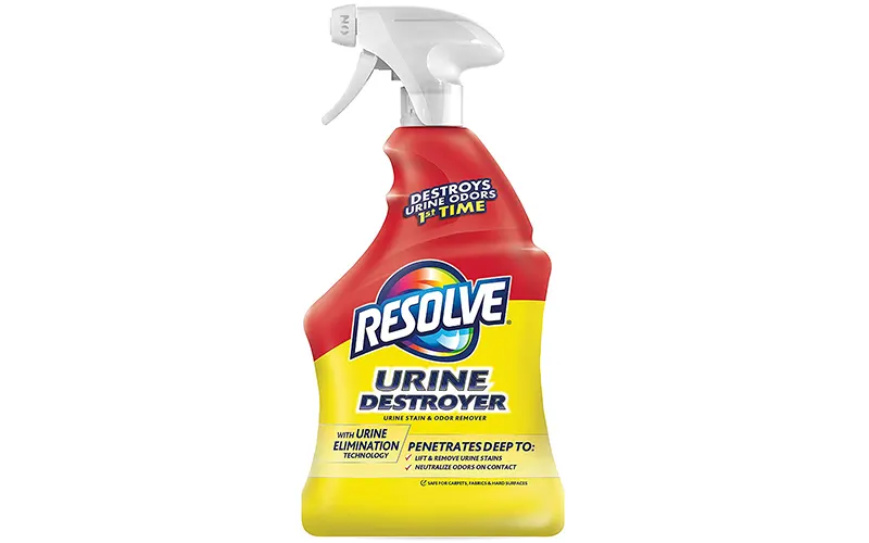 Resolve Urine Destroyer Spray Stain and Odor Remover For Carpets