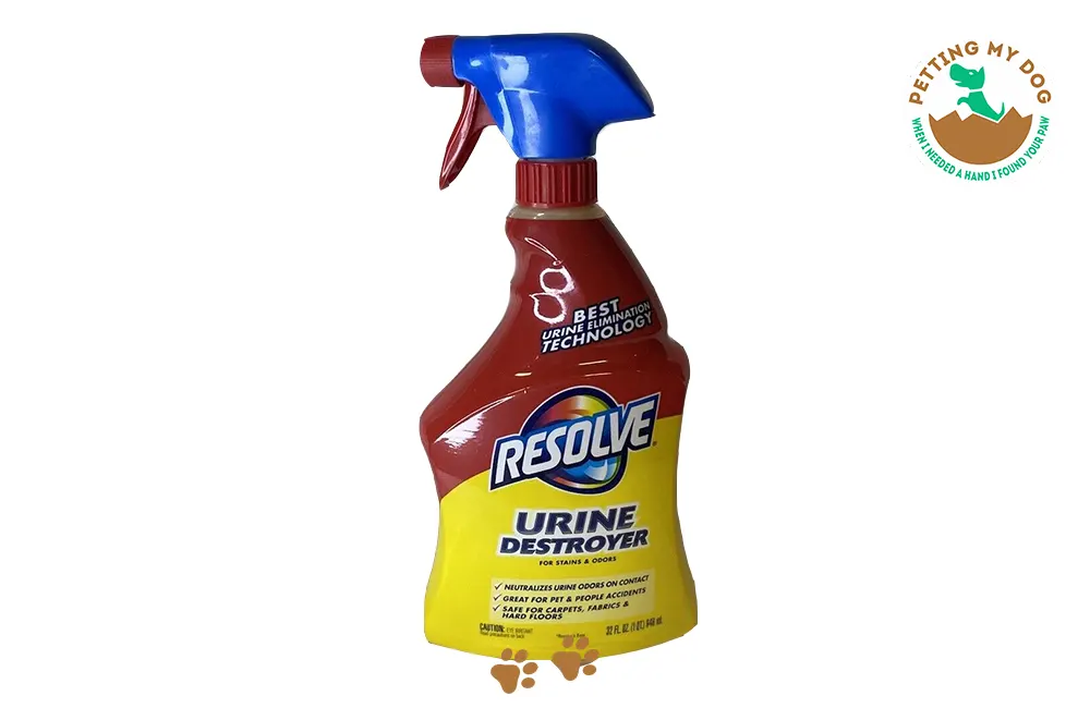 Resolve Dog Urine Destroyer Spray Stain and Odor Remover