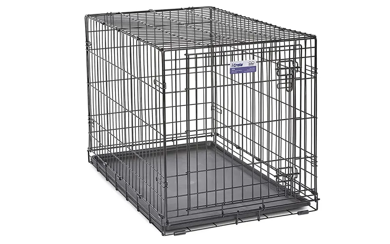 MidWest Homes iCrate Dog Metal wire dog crate for french bulldog