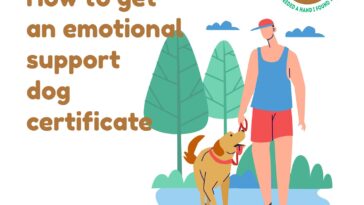 How to get an emotional support dog certificate