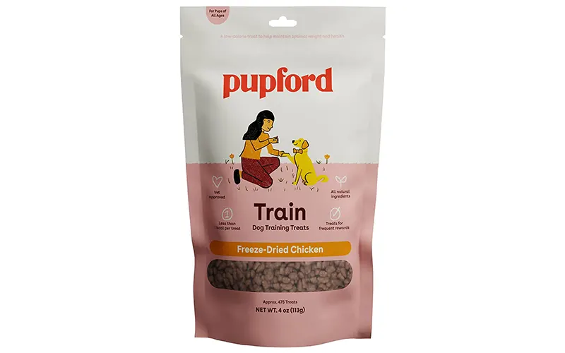 Pupford Freeze Dried Low Calorie Vet Approved Training Treats for German Shepherd Puppy
